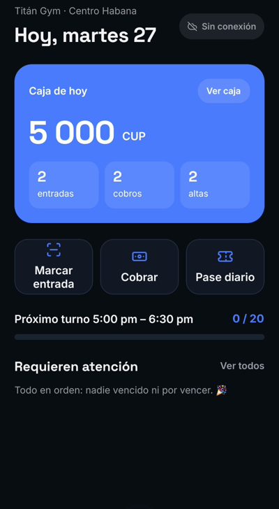 Hoy sin conexión