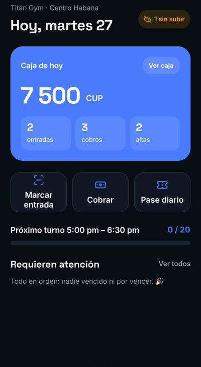 Hoy con 1 cambio sin subir